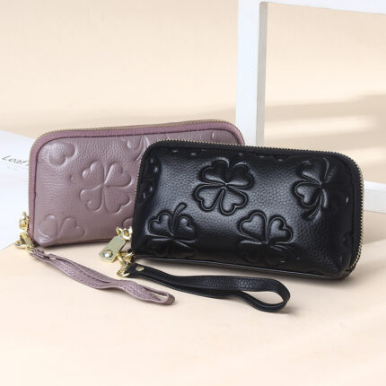 Women's Fashion Head Layer Cowhide Clutch Bag