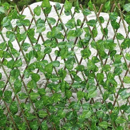 Recinzione simulata, recinzione felscopica, fiori artificiali