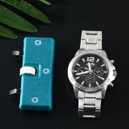 Apri-orologi portatile a due punte con teste arrotondate – Strumento di riparazione a due punte con ampia apertura